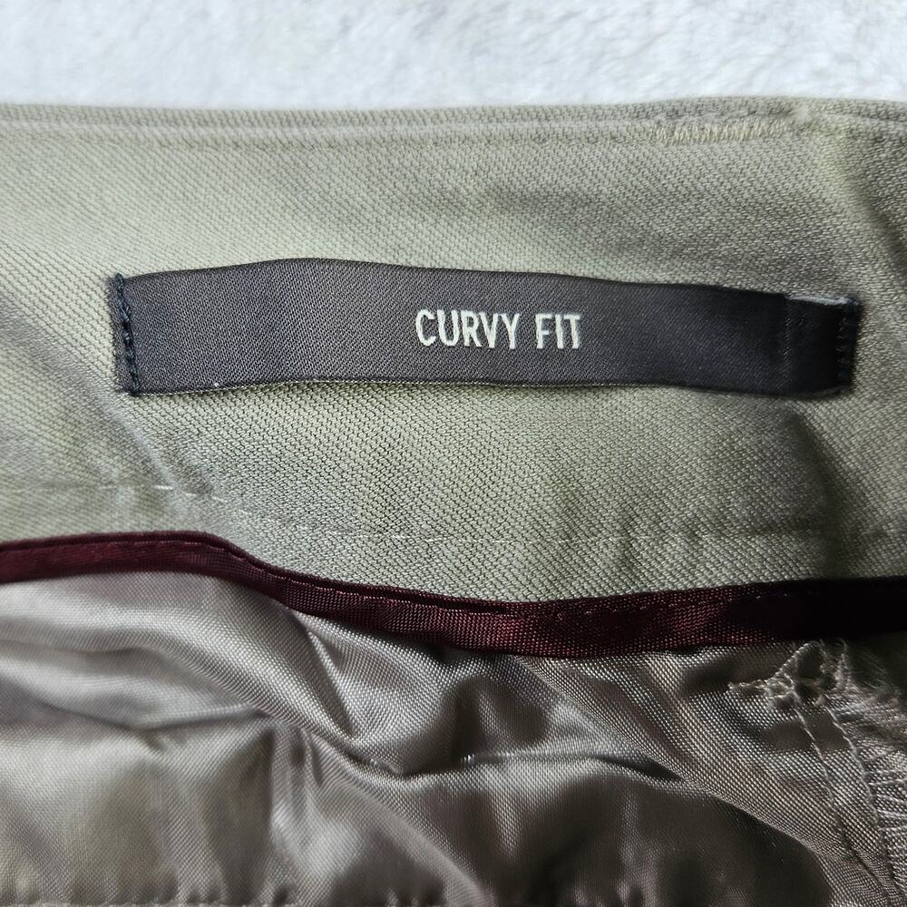 Eddie Bauer Curvy Fit Chino Pants Women 8 Khaki Tan Stretch Casual Office Career - Picture 6 of 12